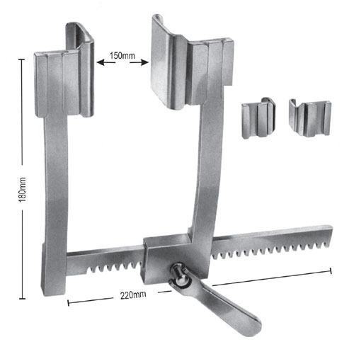 De Bakey Rib Spreaders, Spreader Only