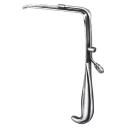 [RI-360-24] Brunner Retractor, 145x25mm, 24cm with Cold Light Guide