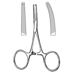 [RG-134-09] Terrier Artery Forceps, Cvd, 1X2T, 9cm
