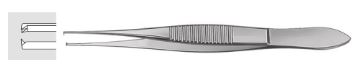 Tissue Forceps 1 x 2 teeth 0.7 mm