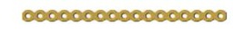 [MCS-32-17M] Reconstruction LOC Plate 17 Holes, Thickness 2.6mm, Gold