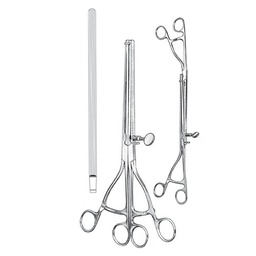 [RAA-216-30] Lane Intestinal And Stomach Clamps, Straight, 30cm