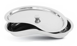 [RAL-130-02] Kidney bowls with Cover, 200mm